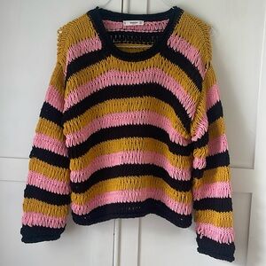 MANGO open knit sweater